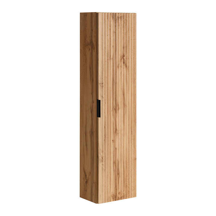 Tall narrow deals wall cabinet